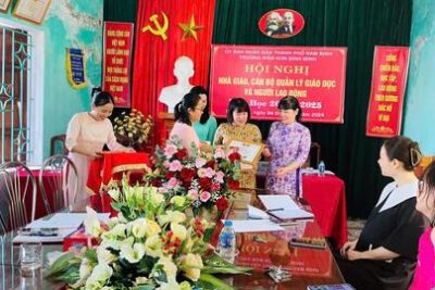 QUYẾT ĐỊNH VỀ VIỆC KHEN THƯỞNG CHO CÁC TẬP THỂ VÀ CÁ NHÂN VỀ THÀNH TÍCH TRONG CÔNG TÁC GIÁO DỤC VÀ ĐÀO TẠO NĂM HỌC 2023-2024